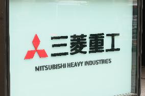 Mitsubishi Heavy Industries signage and logo